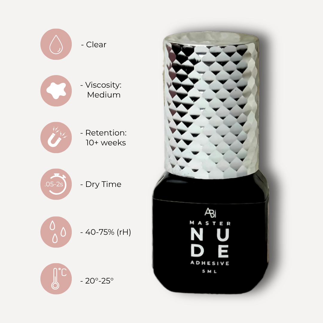 Nude Eyelash Extension Glue - Clear & Low Irritation