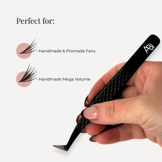 Flatline 90• Boot Style Tweezer for Eyelash Extensions
