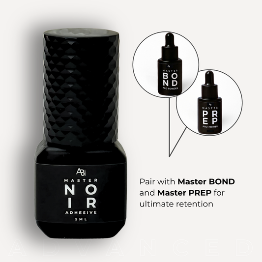 Noir Eyelash Extension Glue - Black, Fast Drying adhesive