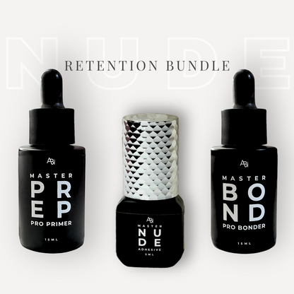 Lash Retention Bundle - Primer, Bonder & Nude (Clear) Lash Glue