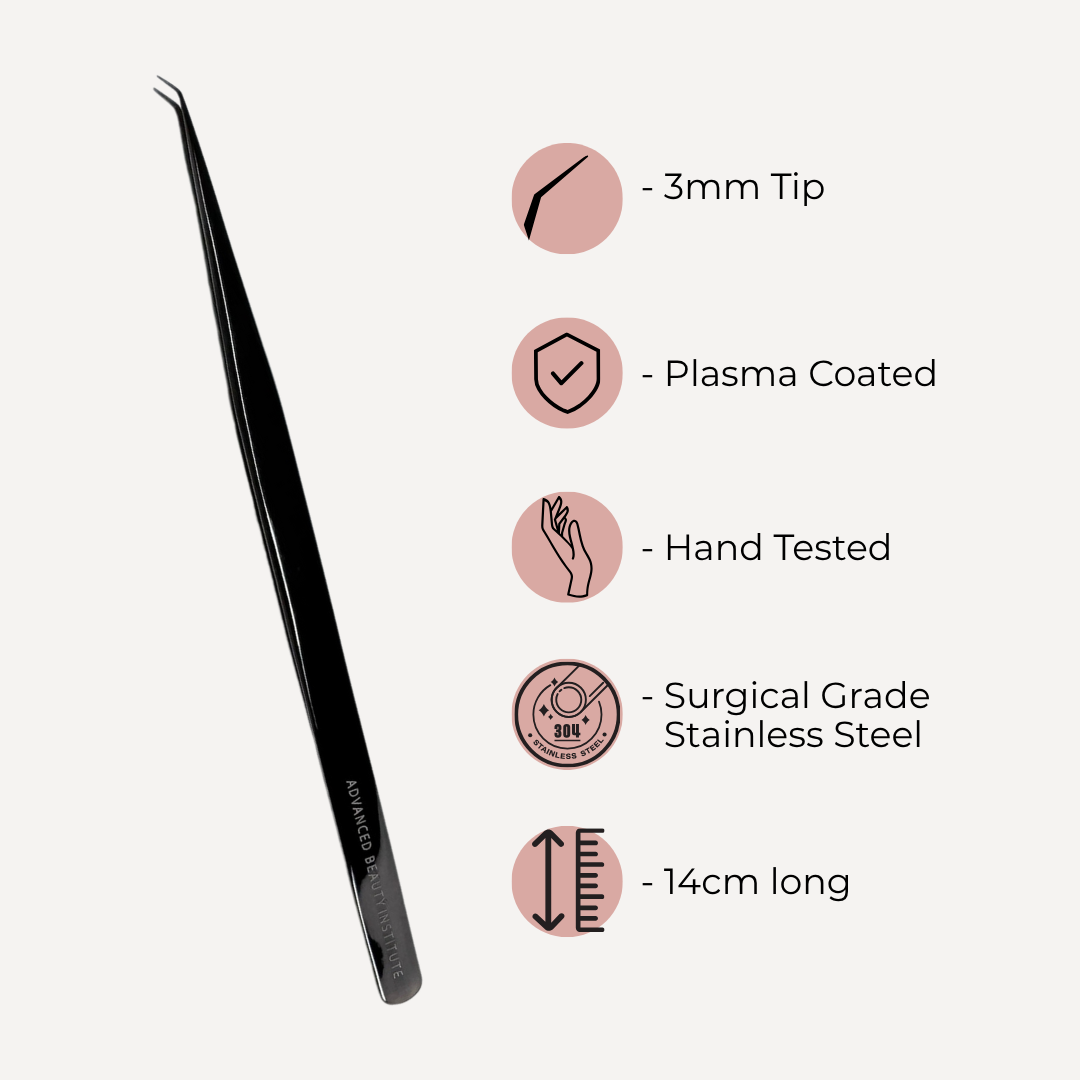 3mm tiny tip lash tweezer isolation volume