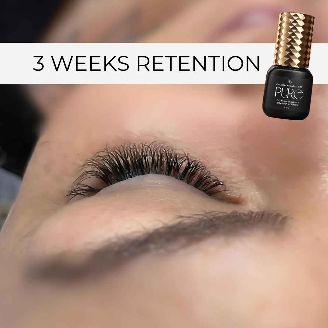 Pure Eyelash Extension Glue - Cyano-Free & Low Allergen