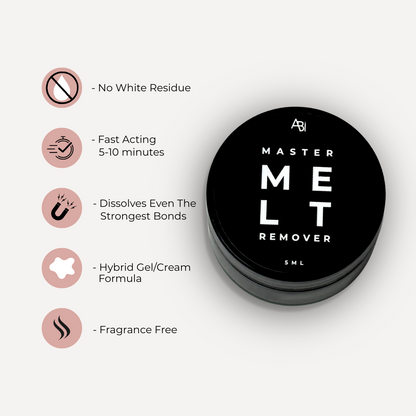 MELT eyelash remover for lash extensions – professional gel-cream formula